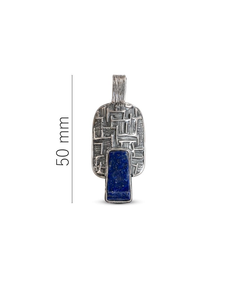 Sterling Silver pendant with lazurite