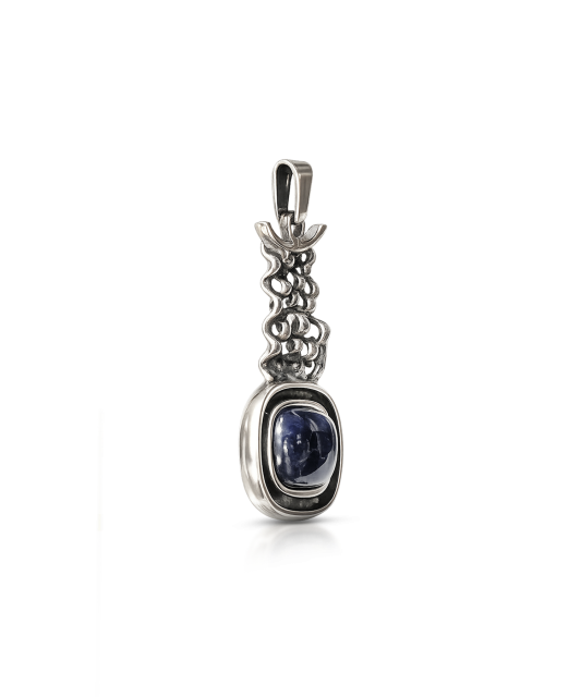 Sterling Silver pendant with lazurite