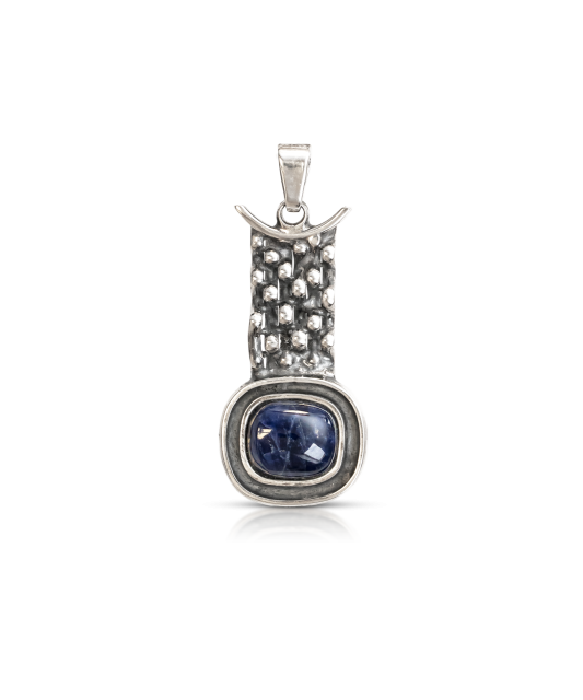 Sterling Silver pendant with lazurite
