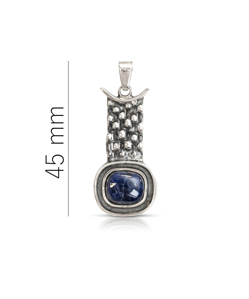 Sterling Silver pendant with lazurite