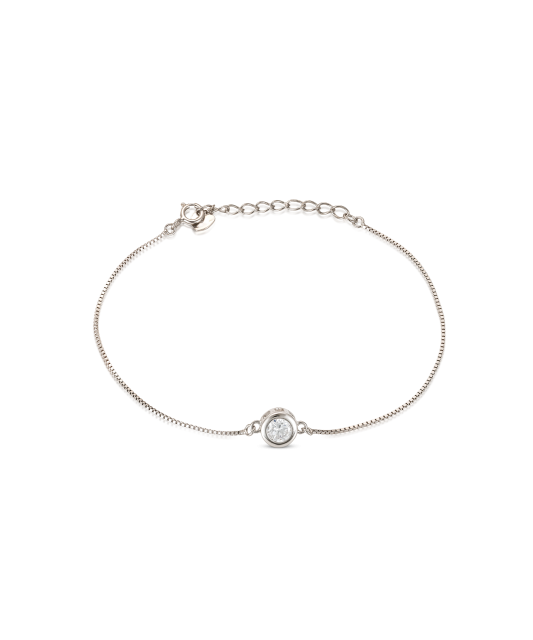 Sterling Silver bracelet with zircons
