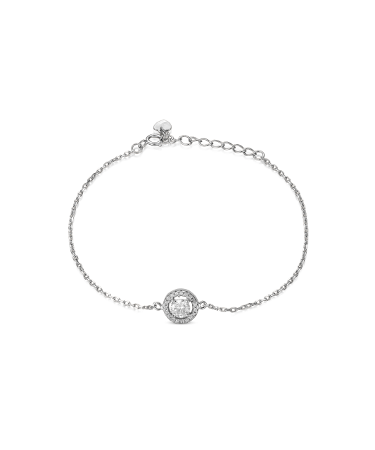 Sterling Silver bracelet with zircons