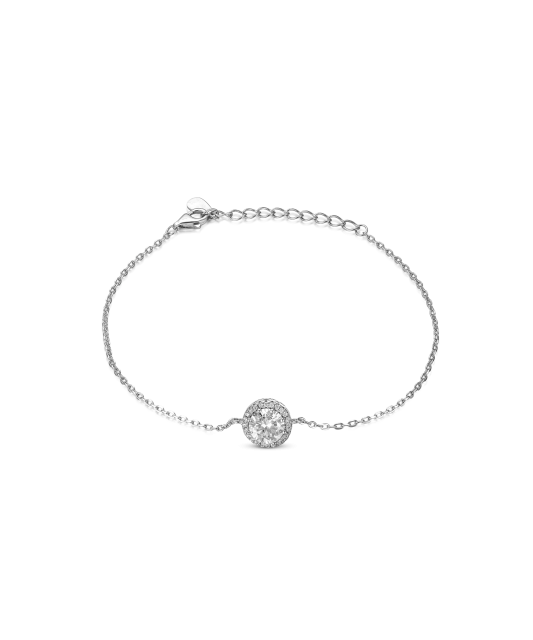 Sterling Silver bracelet with zircons