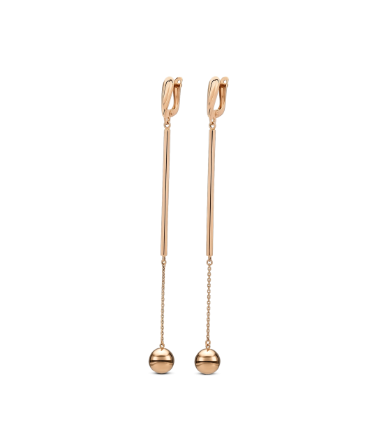Gold earrings