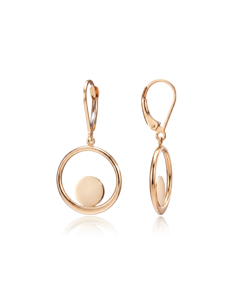 Gold earrings