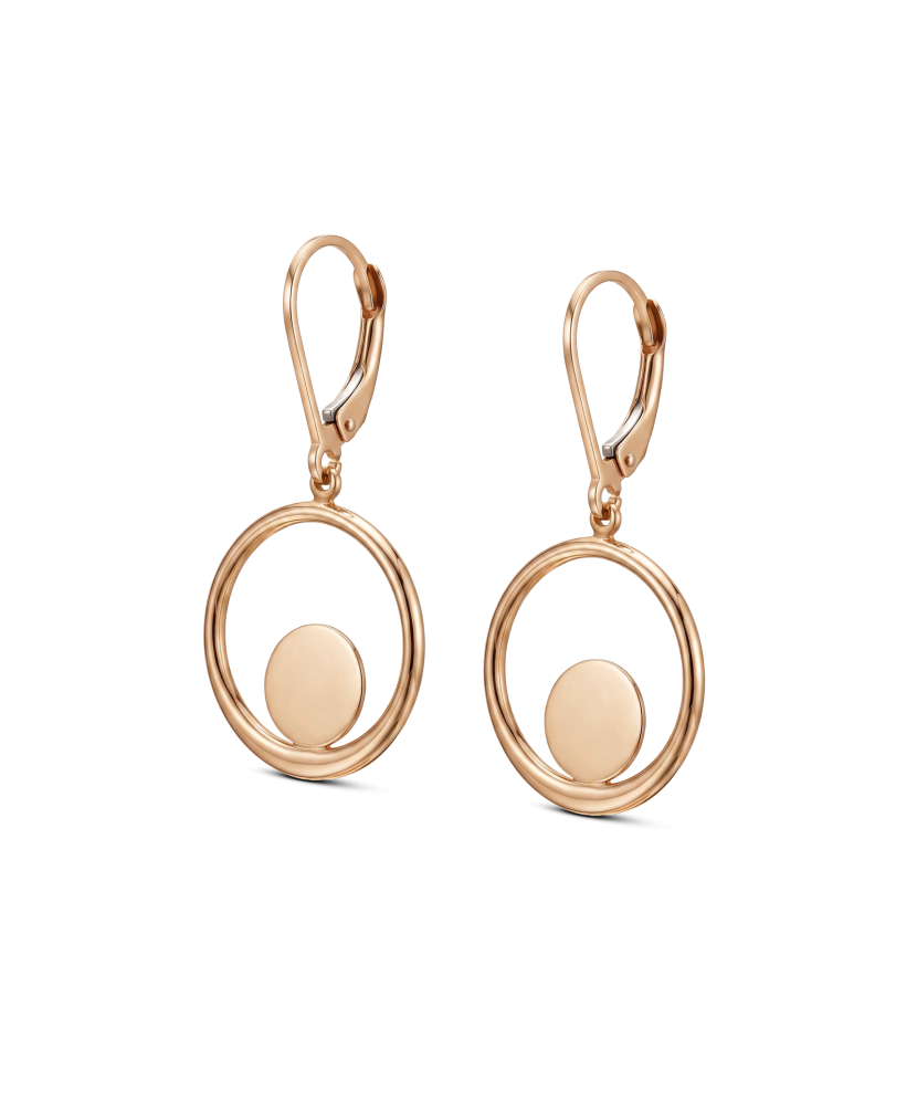 Gold earrings