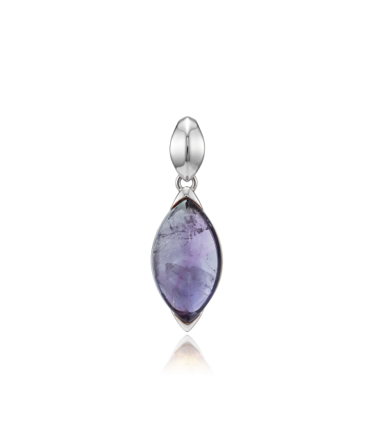 Sterling Silver pendant with amethyst and zircons