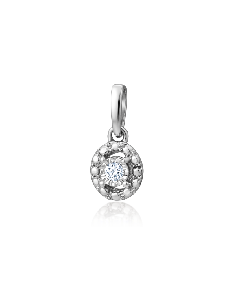 White Gold pendant with diamonds