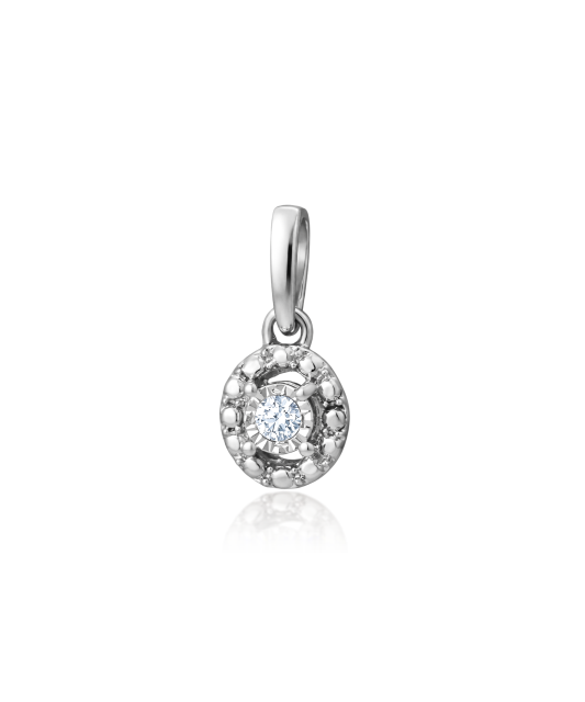White Gold pendant with diamonds
