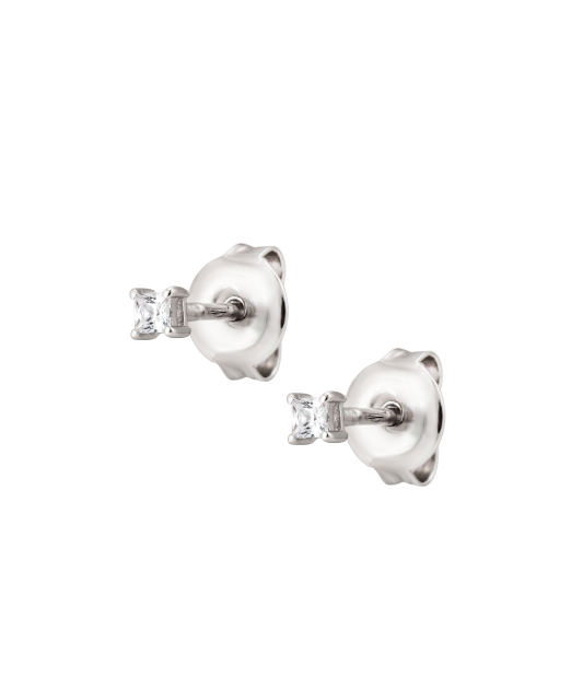Sterling silver earrings with zircons
