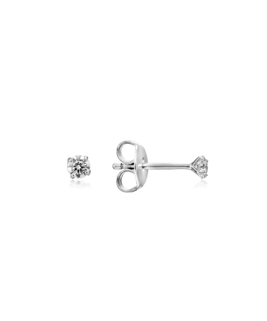 Sterling silver earrings with zircons