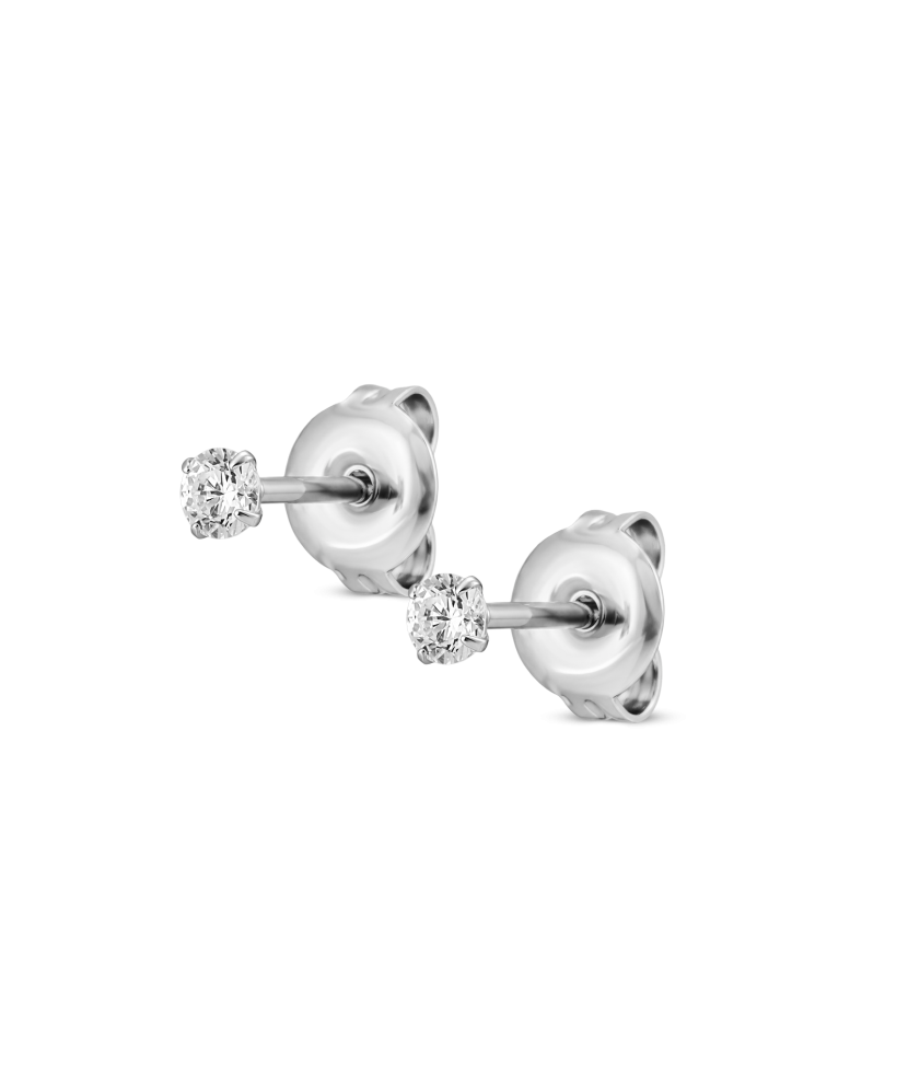 Серьги из серебра с цирконами