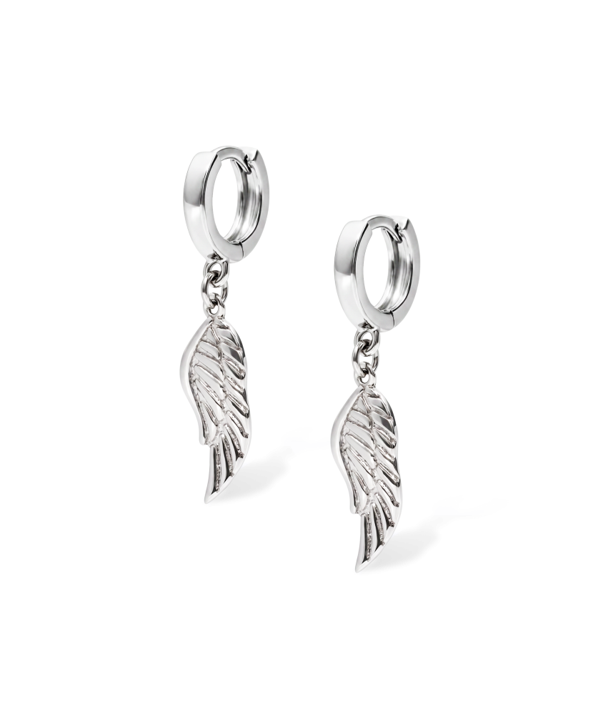 Sterling silver earrings "Angel Wing"