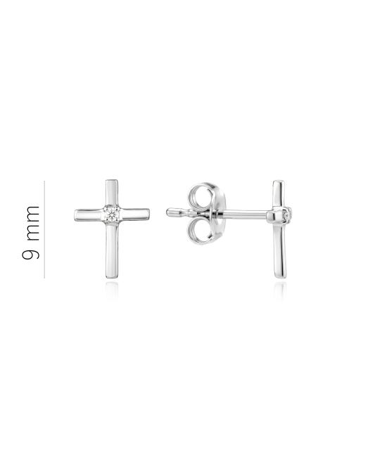 White Gold earrings with diamonds