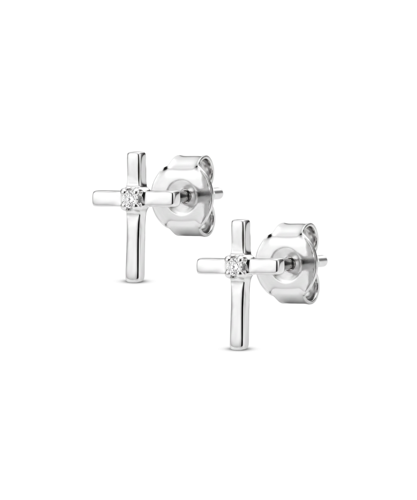 White Gold earrings with diamonds