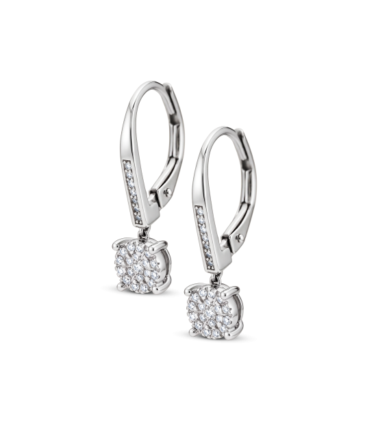 White Gold earrings with diamonds