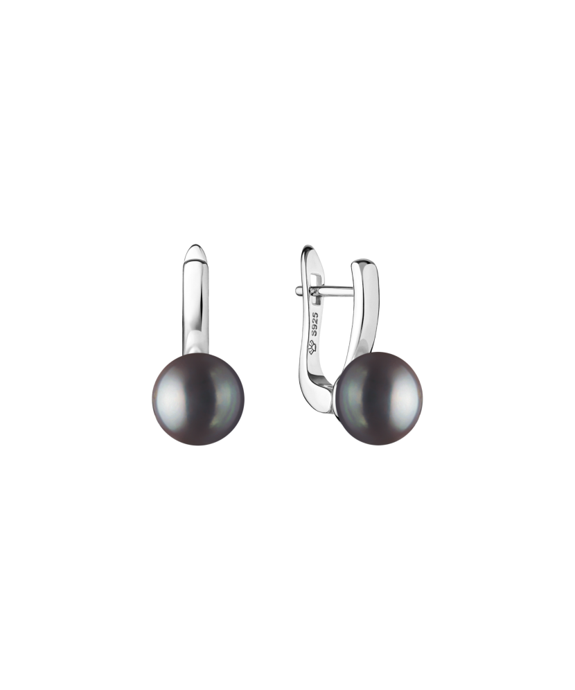 Серьги из серебра с жемчугом