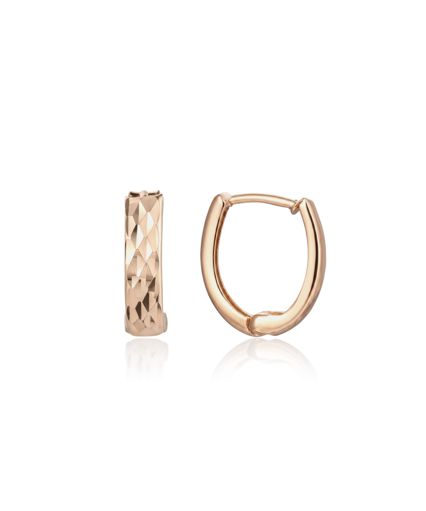 Gold earrings