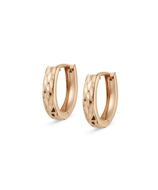 Gold earrings