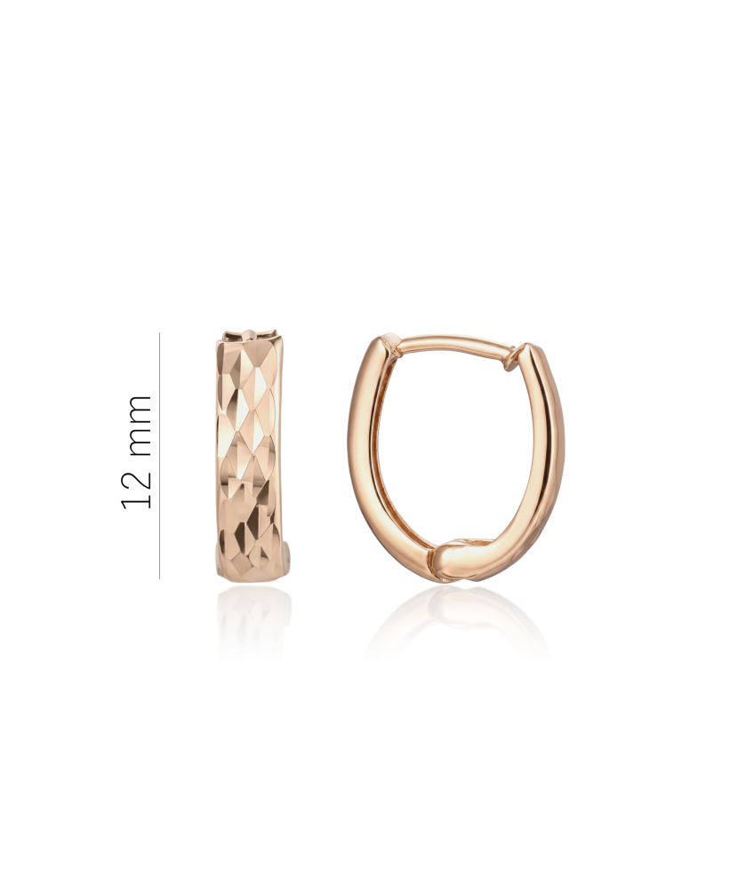 Gold earrings