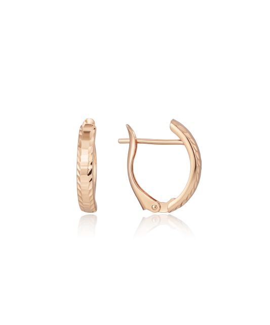 Gold earrings