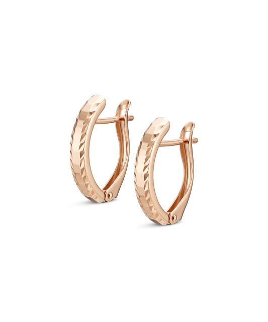 Gold earrings