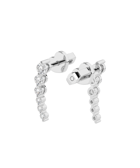 White Gold earrings with diamonds