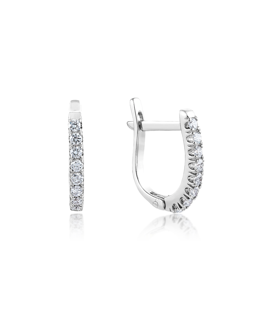 White Gold earrings with diamonds