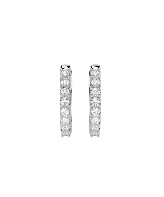 White Gold earrings with diamonds