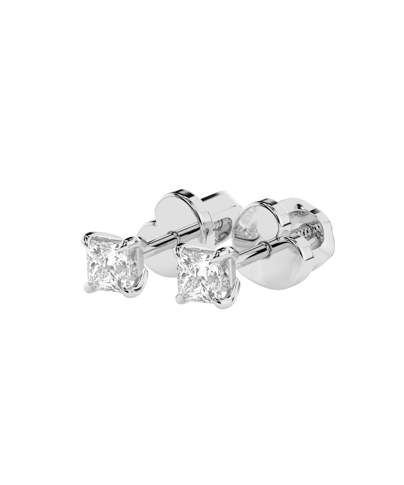 White Gold earrings with diamonds