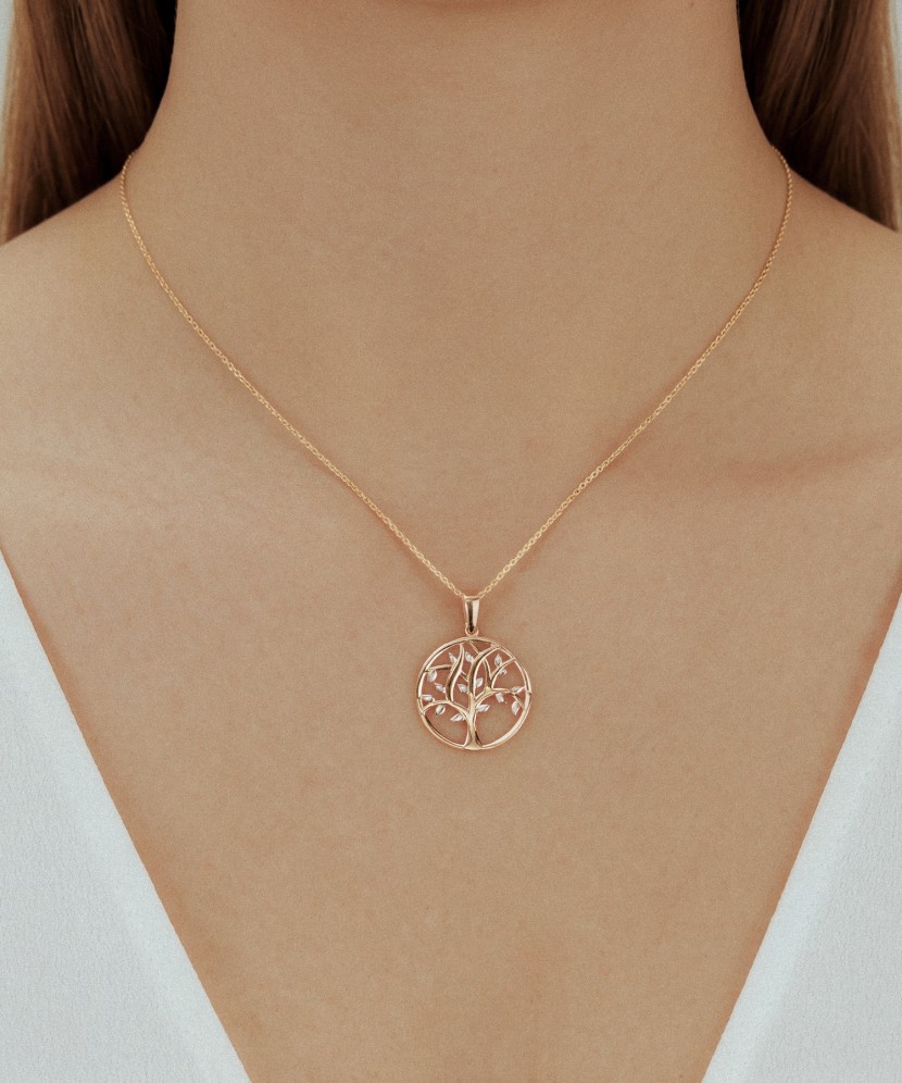 Gold pendant "Tree of life"