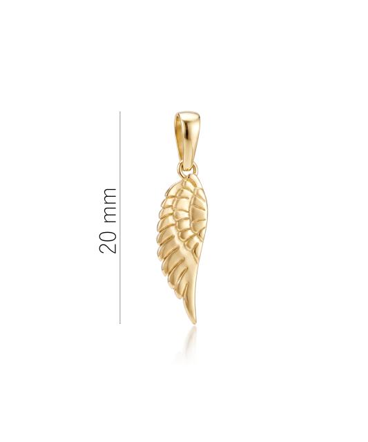Gold pendant "Angel Wing"