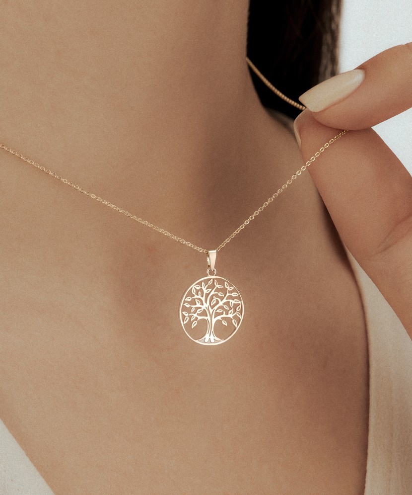 Gold pendant "Tree of life"