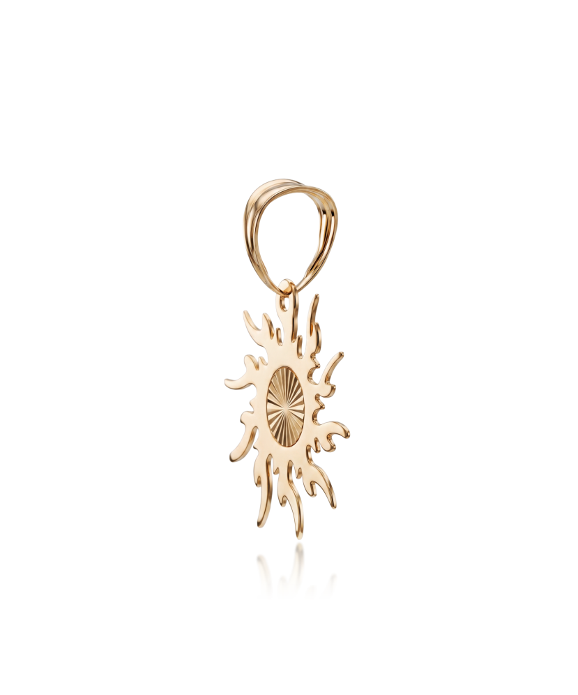 Gold pendant “Sun”