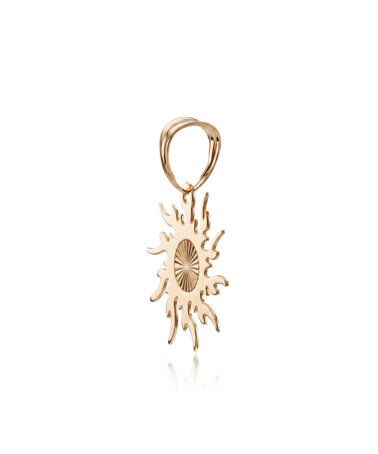 Gold pendant “Sun”