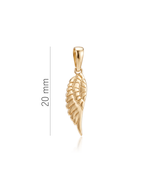 Gold pendant "Angel Wing"