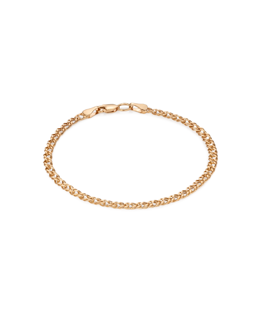 Gold bracelet "Rombo" 3mm