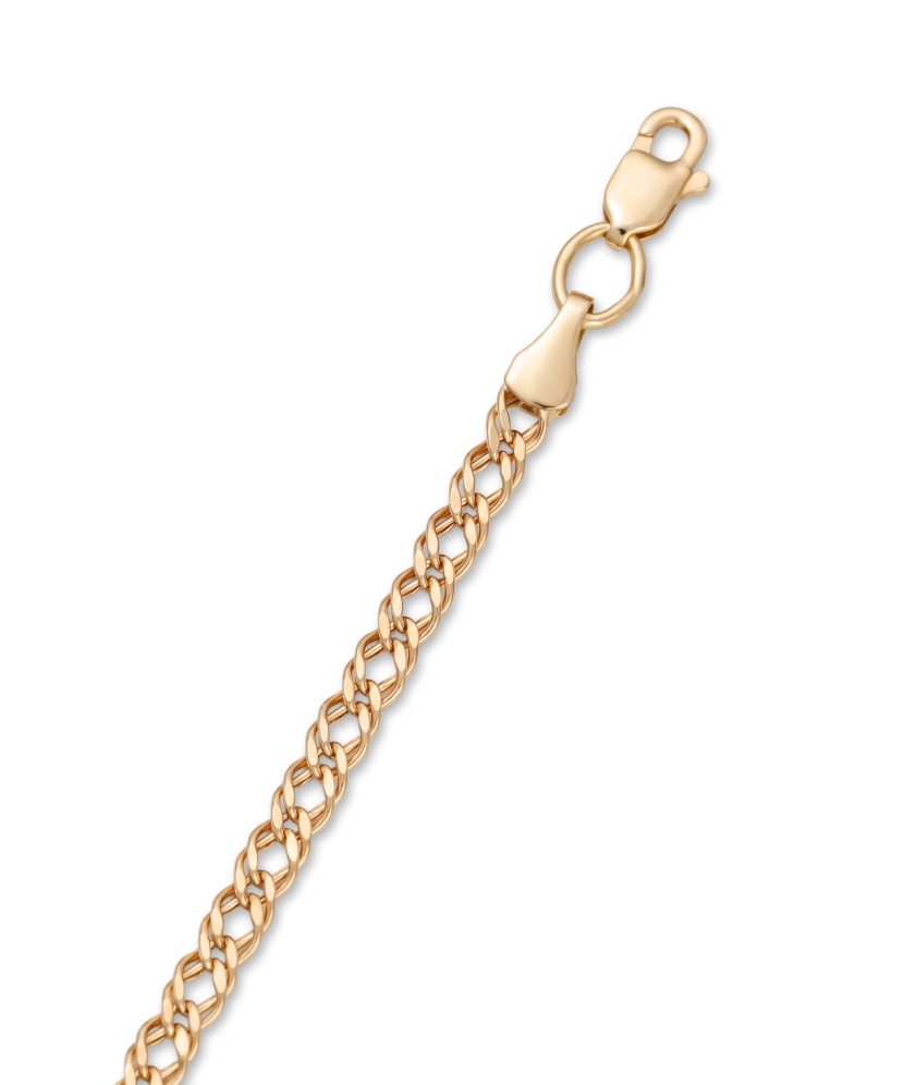Gold bracelet "Rombo" 3mm