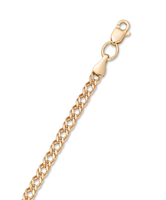 Золотой браслет "Rombo" 3mm