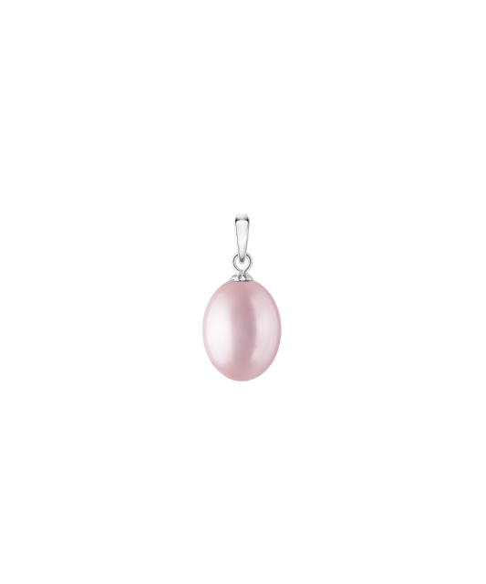 Sterling silver pendant with pearl