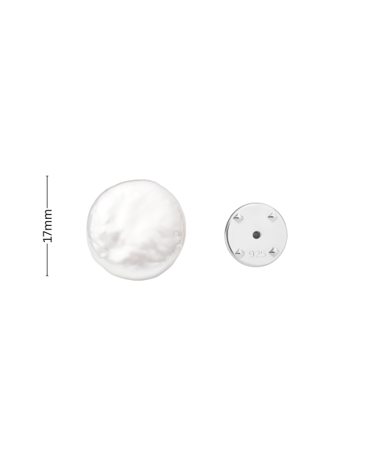 Sterling silver  brooch with pearl