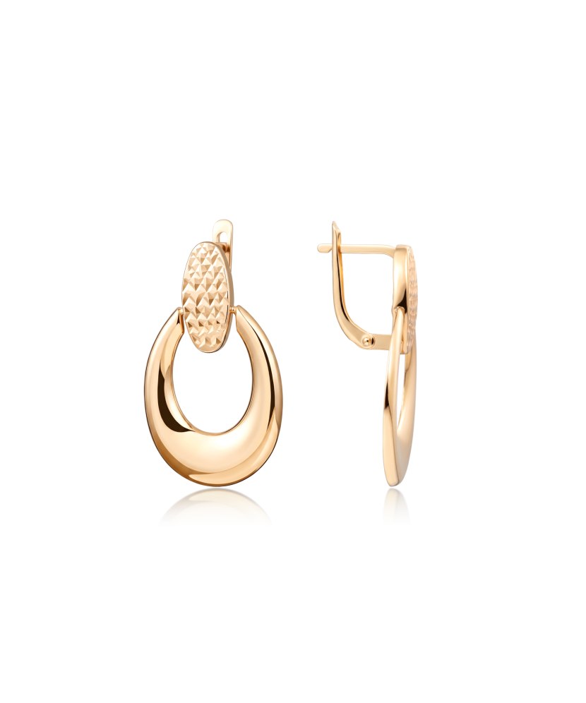 Gold earrings