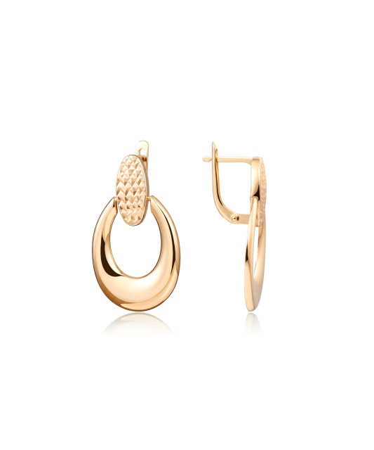 Gold earrings
