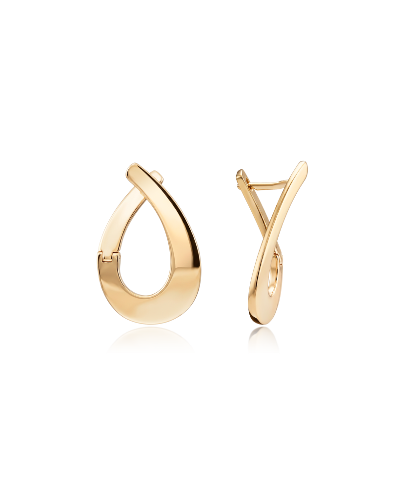Gold earrings