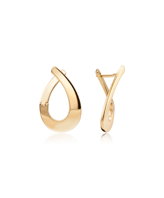 Gold earrings