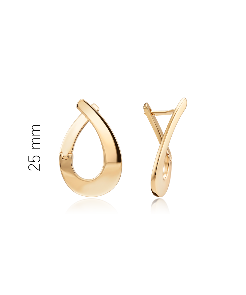 Gold earrings