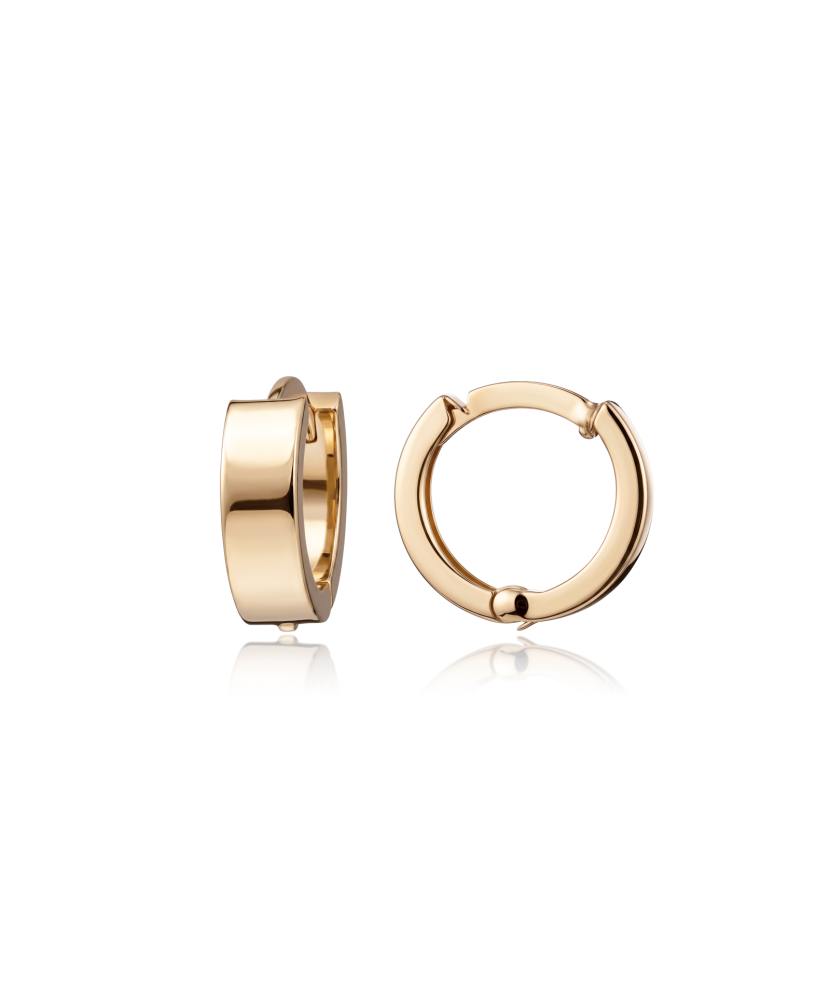 Gold earrings