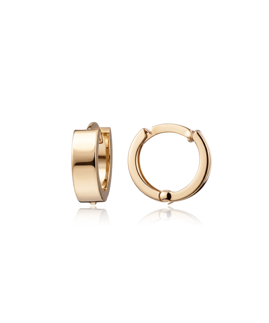 Gold earrings