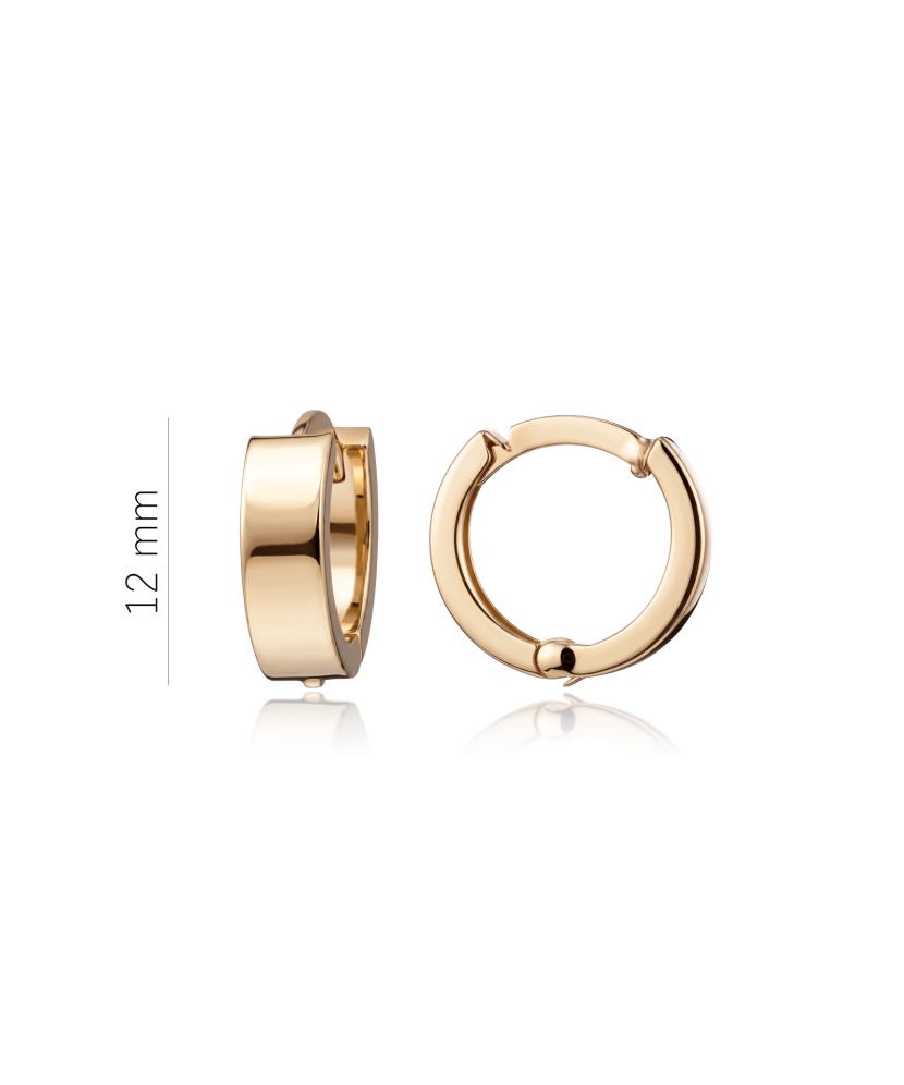 Gold earrings