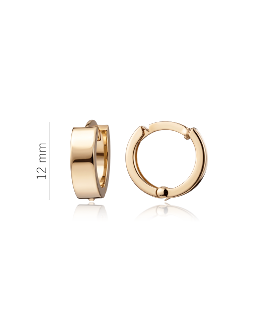 Gold earrings